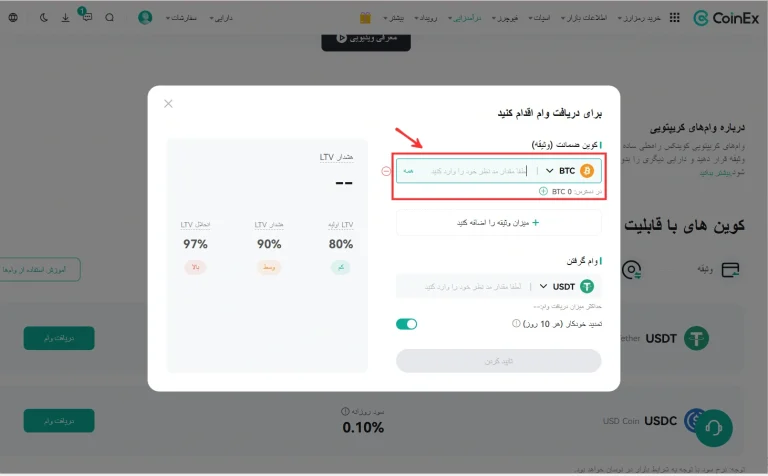 کارمزد وام کوینکس